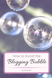 Blogging bubble