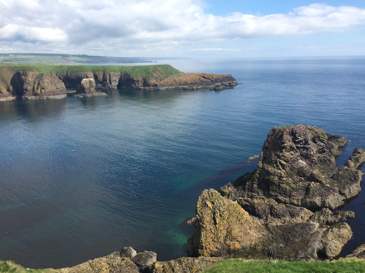 The view from Dunnottar Castle