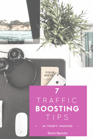 Boosting blog traffic