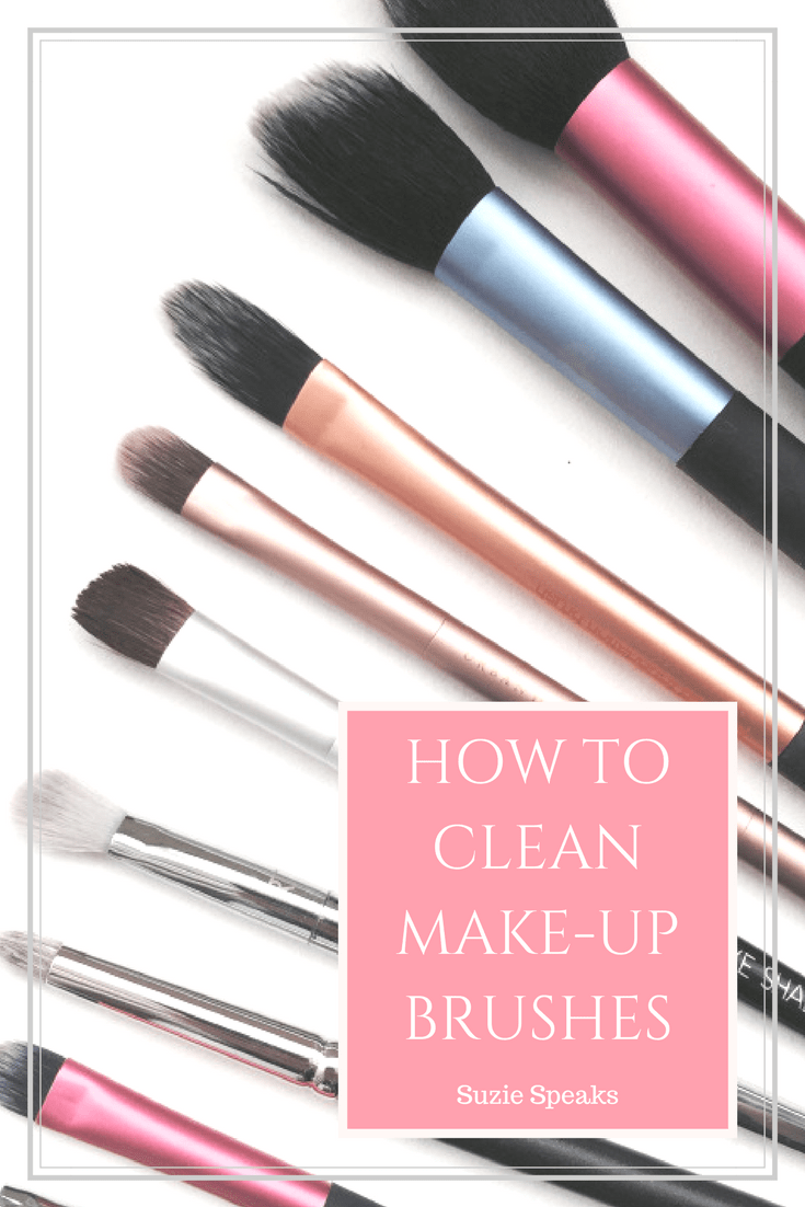 How to naturally clean make-up brushes.