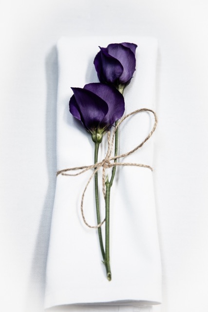 Flower napkin Wedding