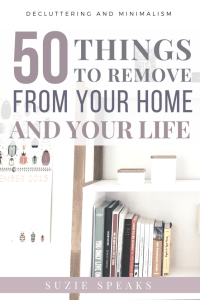 Decluttering and minimalism