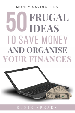 Frugal and thrifty ideas to help you organise your finances and save money