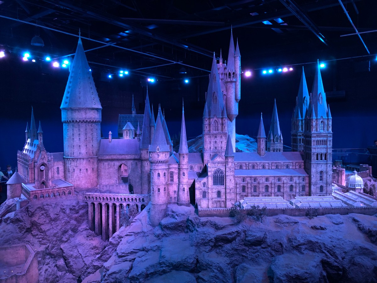 The insanely impressive model of Hogwarts