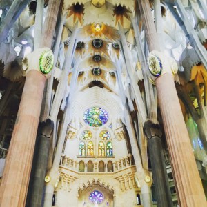 20 travel and money saving tips when visiting barcelona La Sagrada Familia Interior