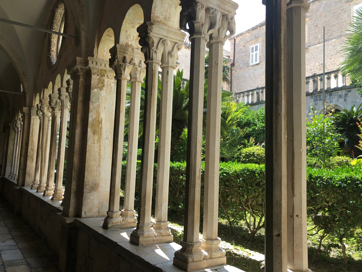Cloisters at the Franciscan Monastery Dubrovnik