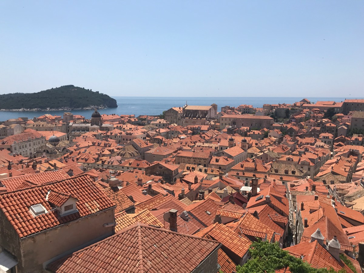 The iconic roofs of Old Town Dubrovnik