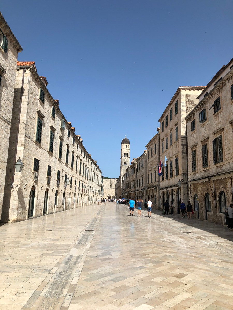 The Stradun in Old Town Dubrovnik