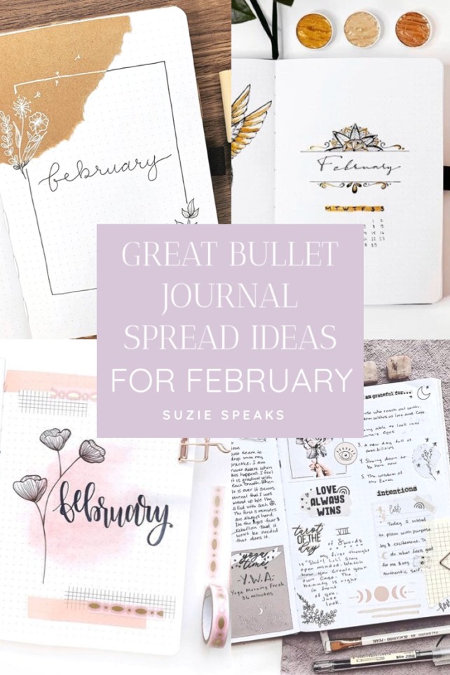 Great Bullet Journal Spread Ideas for February