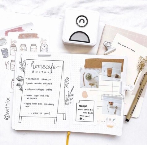 Great Bullet Journal Spread Ideas for May Recipes WithKX