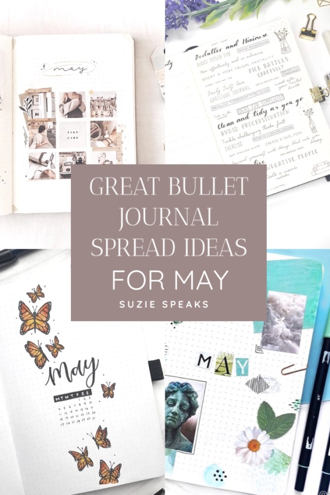 Great Bullet Journal Spread Ideas for May Suzie Speaks