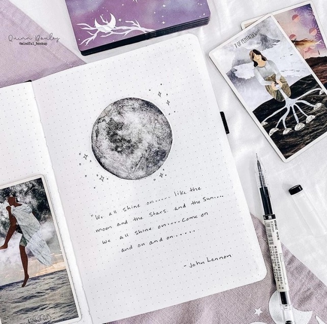 Great Bullet Journal Spread Ideas for June Quote Page Quinn Bouley