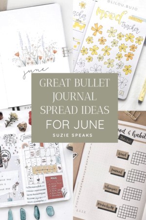 Great Bullet Journal Spread Ideas for June
