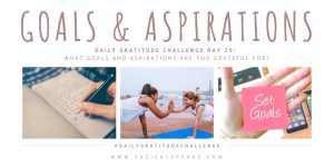 Daily Gratitude Challenge Goals and aspirations