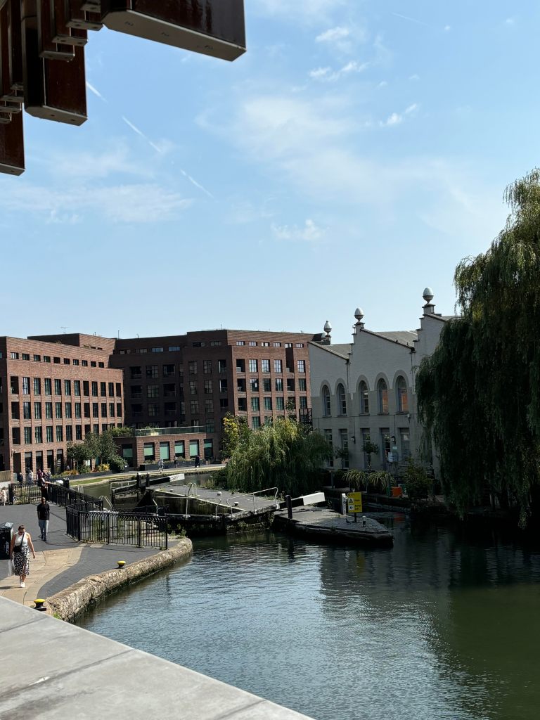 A day out in Camden - the canal at Camden lock